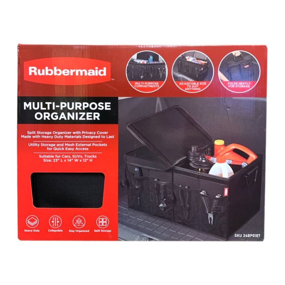 Rubbermaid Multi-Purpose Adjustable Size Organizer with Privacy Lid